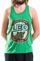 Men's Leo Beer Tank Top Green
