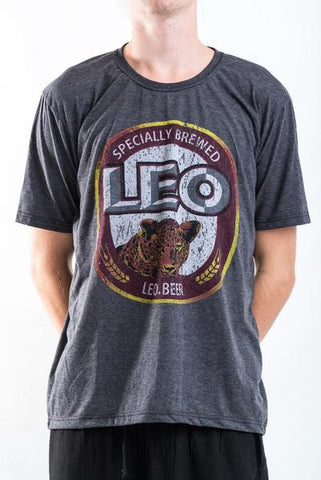 Men's Leo Beer T-Shirt Black