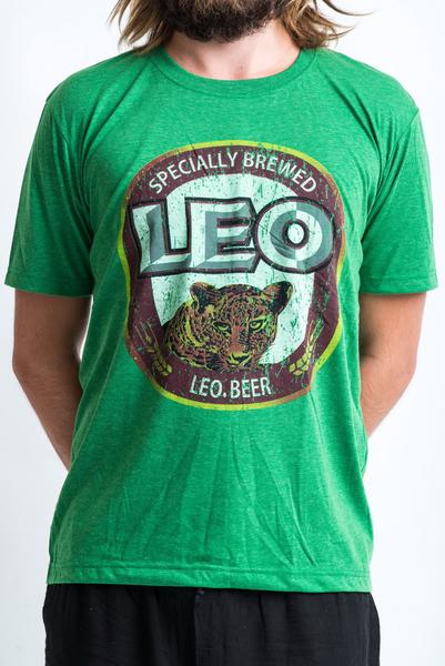 Men's Leo Beer T-Shirt Green