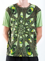 Sure Design Men's Eyes Of The World T-Shirt Green