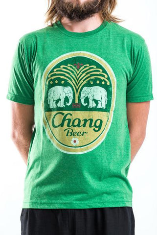 Men's Chang Beer T-Shirt Green