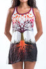 Sure Design Women's Tree of Life Tank Dress White