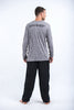 Sure Design Unisex Muay Thai Flying Knee Long Sleeve T-Shirt Gray