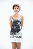 Sure Design Womens Gandhi Tank Dress White