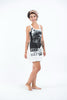 Sure Design Womens Gandhi Tank Dress White