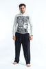Sure Design Unisex Sanskrit Buddha Hoodie White