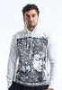 Sure Design Unisex Sanskrit Buddha Hoodie White