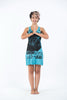 Sure Design Womens Gandhi Tank Dress Turquoise