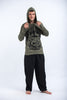 Sure Design Unisex Muay Thai Fighting Hoodie Green