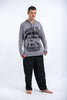 Sure Design Unisex Muay Thai Fighting Hoodie Gray