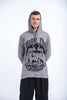 Sure Design Unisex Muay Thai Fighting Hoodie Gray