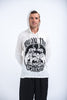 Sure Design Unisex Muay Thai Fighting Hoodie White