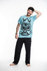 Sure Design Men's Spades Eye T-Shirt Turquoise