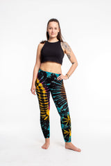 Womens Tie Dye Yoga Leggings