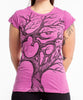 Sure Design Women's Om Tree T-Shirt Pink