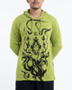 Unisex Ganesh Chakra Hoodie in Lime