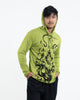 Unisex Ganesh Chakra Hoodie in Lime
