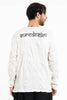 Sure Design Unisex Happy Dog Long Sleeve T-Shirt White