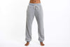 Unisex Terry Pants with Aztec Pockets in Gray