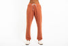 Unisex Terry Pants with Aztec Pockets in Orange