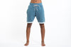 Unisex Terry Shorts with Aztec Pockets in Blue