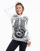 Sure Design Unisex Hamsa Eye Hoodie White