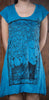 Sure Design Women's Sanskrit Buddha Dress Denim Blue