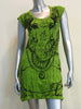 Sure Design Women's Big Face Ganesh Dress Lime