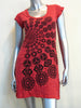 Sure Design Women's Chakra Fractal Dress Red