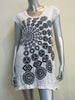 Sure Design Women's Chakra Fractal Dress White