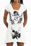 Wholesale Sure Design Women's Space Man Dress White - $9.50