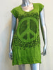 Sure Design Women's Peace Sign Dress Lime