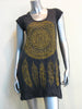 Sure Design Women's Dreamcatcher Dress Gold on Black