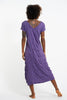 Sure Design Womens Octopus V Neck Tee Dress Purple