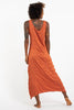 Sure Design Womens Octopus Long Tank Dress in Orange