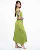 Sure Design Womens Ganesh Chakra Long Tank Dress in Lime
