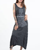 Wholesale Sure Design Womens Harmony Long Tank Dress in Silver on Black - $9.00
