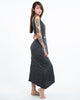 Sure Design Womens Harmony Long Tank Dress in Silver on Black