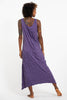 Sure Design Womens Magic Mushroom Long Tank Dress in Purple