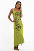 Sure Design Womens Lord Ganesh Scoop Neck Tank Dress Lime