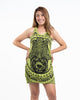 Sure Design Women's Hamsa Eye Tank Dress Lime