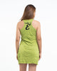 Sure Design Women's Hamsa Eye Tank Dress Lime