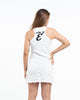 Sure Design Women's Hamsa Eye Tank Dress White
