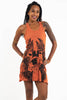 Sure Design Women's Happy Dog Tank Dress Orange