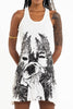 Sure Design Women's Happy Dog Tank Dress White