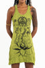 Sure Design Women's Lord Ganesh Tank Dress Lime