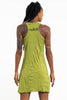 Sure Design Women's Lord Ganesh Tank Dress Lime