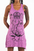 Sure Design Women's Lord Ganesh Tank Dress Pink