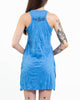 Sure Design Women's Lotus Mandala Tank Dress Blue