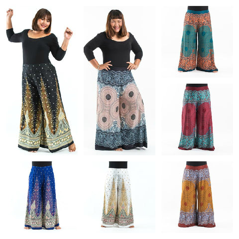 Assorted set of 10 Plus Size Palazzo Style Harem Pants